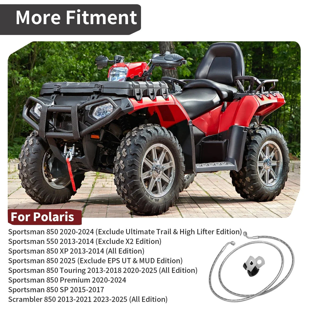 Rear Brake Line for Polaris Sportsman 550 850, Scrambler 850 XP (1911678, 1914132)
