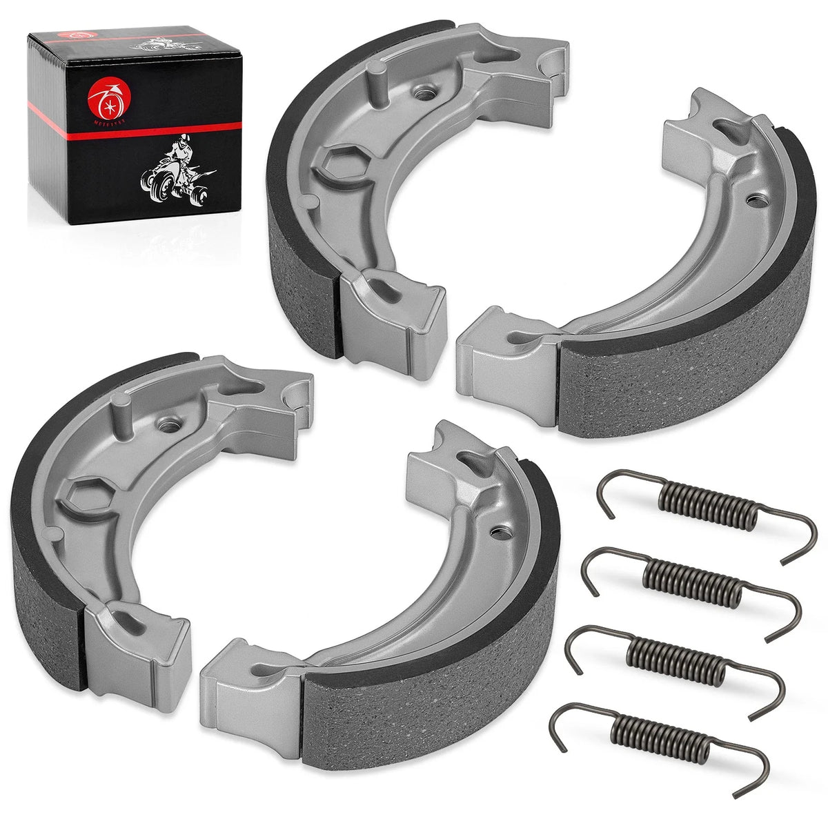 2 Brake Shoes Kit for Yamaha Riva 80 CV80 RT100 TT125RM TTR125 (1980–1999)