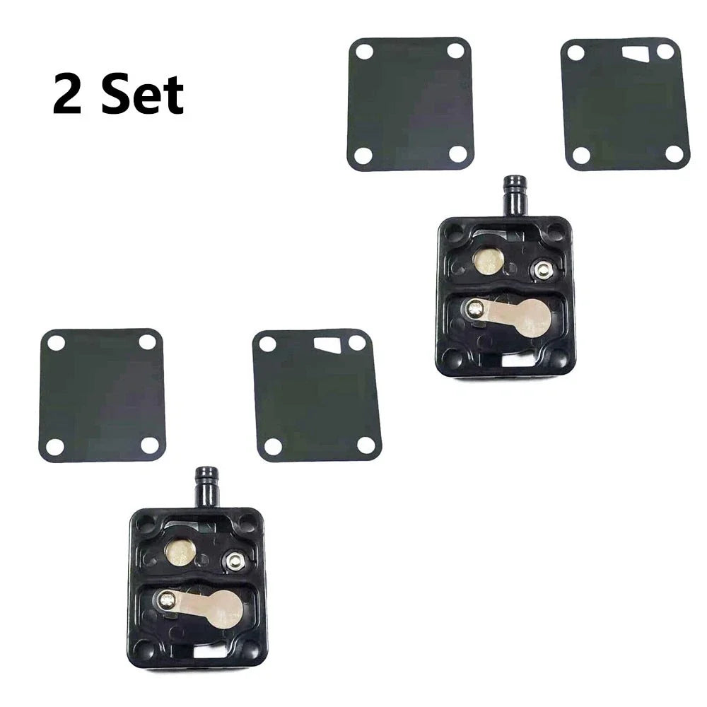 2X Fuel Pump Kit Repair for Yamaha Outboard 15-25HP (2T) (682-24412, 677-24411)