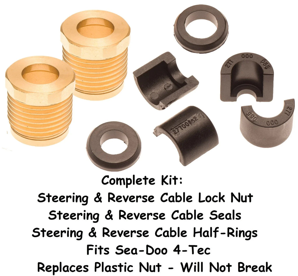 Cable Lock Nut Seal Half Ring Kit for Seadoo (277001527, 277000055, 293830063, 211100009)