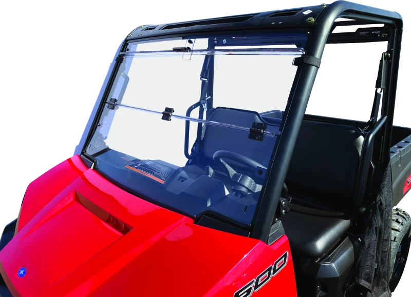 QuadBoss 17-21 Polaris Ranger 500 Windbreak Folding Windshield