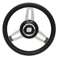 UltraFlex Boat Steering Wheel Morosini L/B/P - 13 3/4 Inch Leather