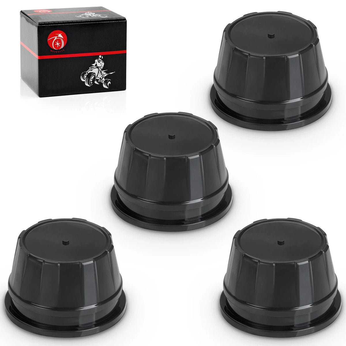 Set of 4 Wheel Center Caps for Honda Foreman Rubicon 500, Rincon 650, 680