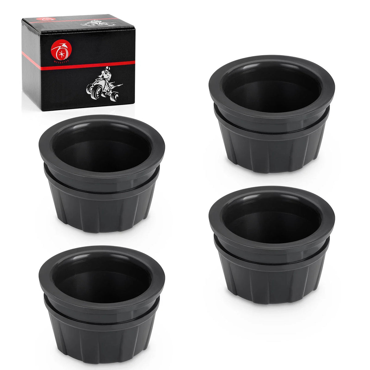 4X Wheel Center Caps for Honda Foreman Rubicon 500 TRX500 (2001–2023)