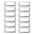 Drawer Cabinet Label Pull Handle 60x24mm (12/48pcs)