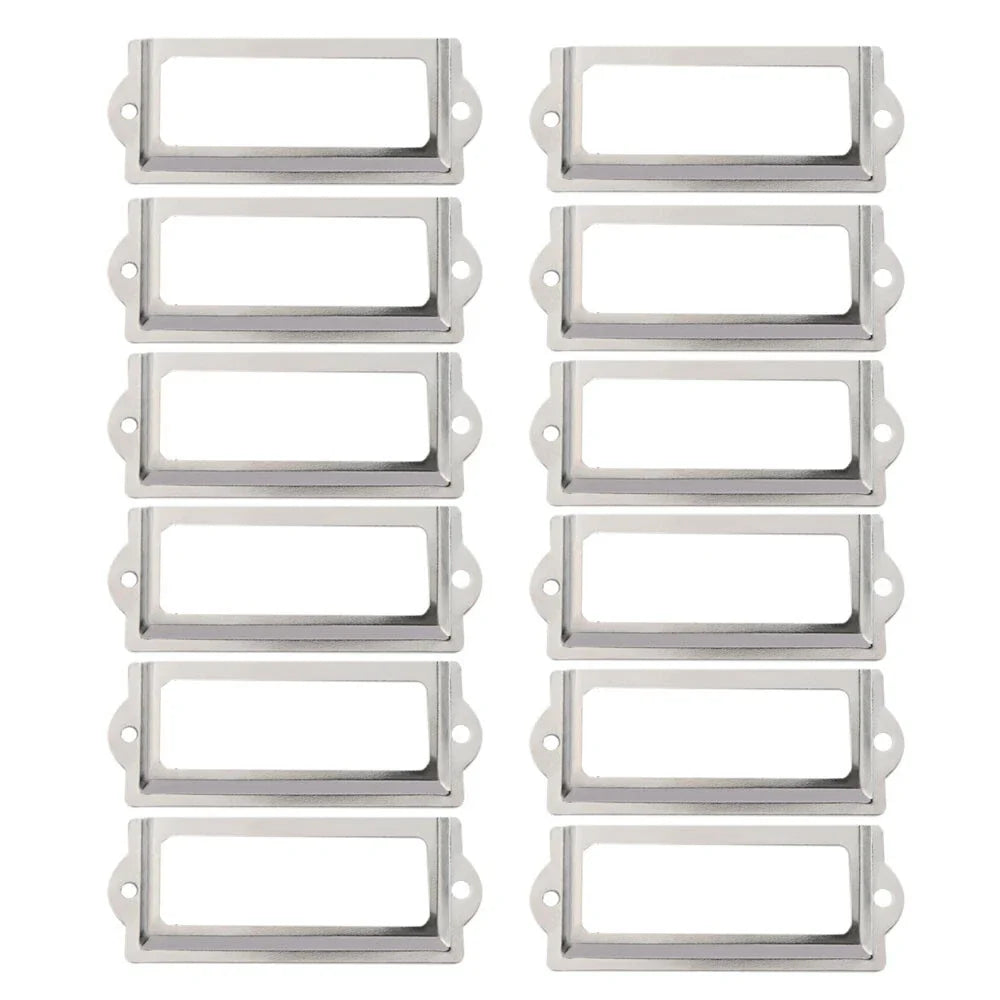 Drawer Cabinet Label Pull Handle 60x24mm (12/48pcs)