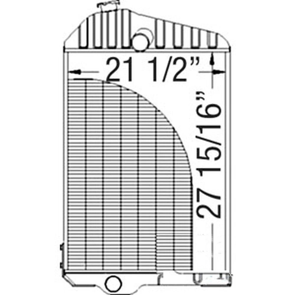 AR43945 Radiator Fits John Deere 4520 4620 Tractors