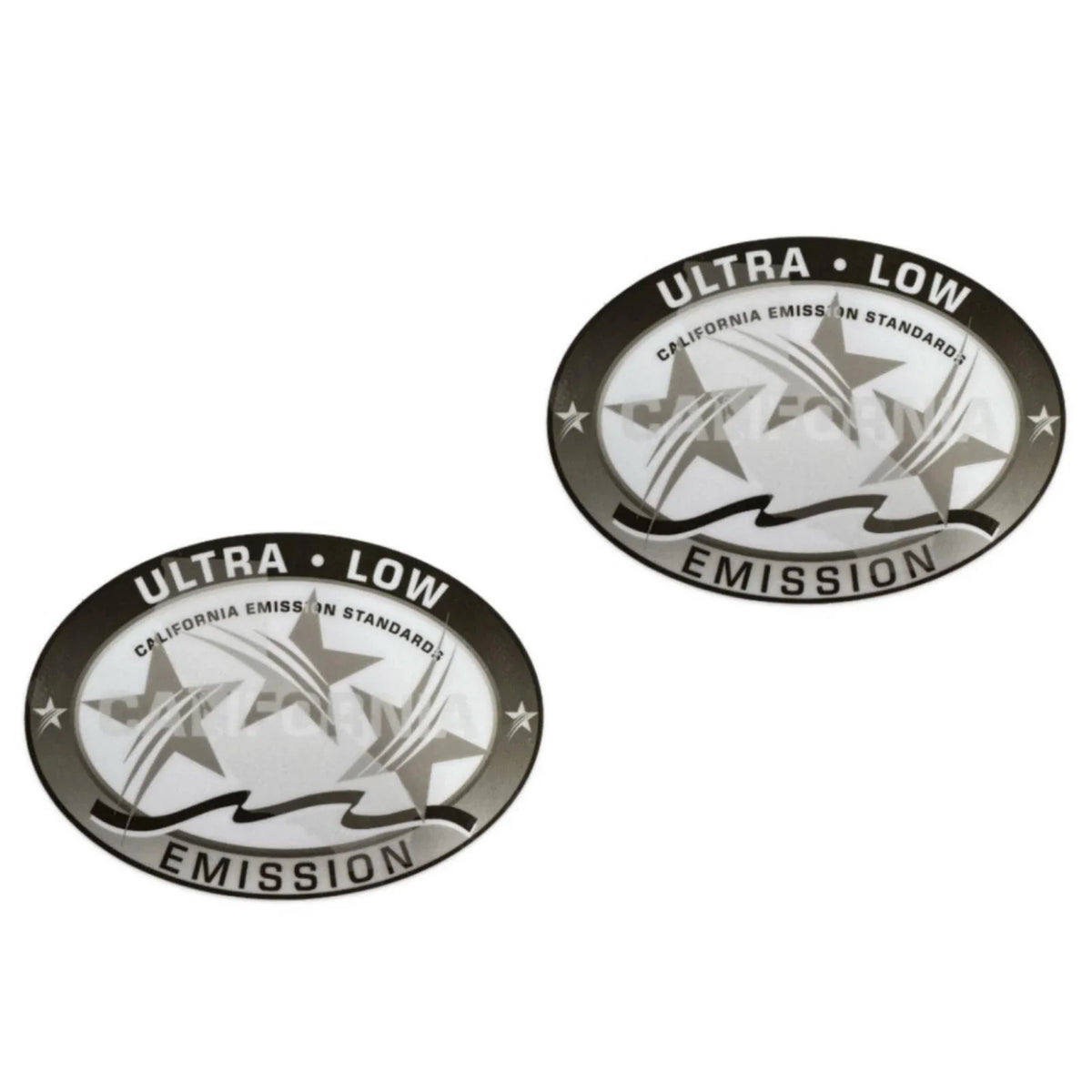 2X Ultra Low Emission Outboard Graphic Sticker Decal for California DOT
