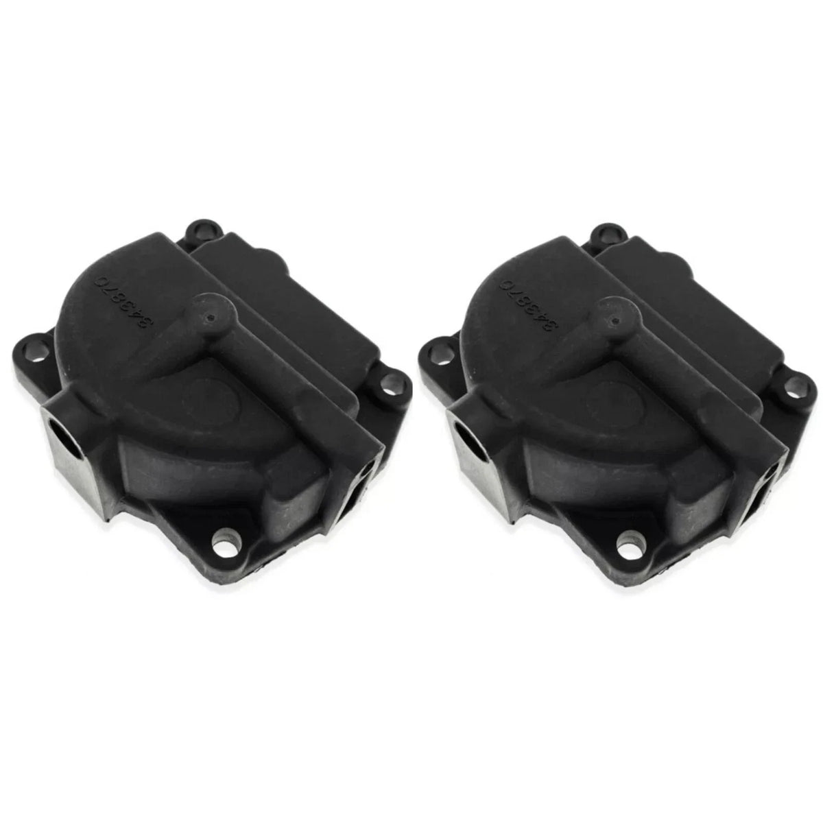 2 Carburetor Float Chamber Carb Bowl 433000 for Johnson/Evinrude (1990–175hp) 766418