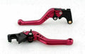 Short Brake Clutch Levers for Kawasaki Ninja 250R (2008–2012) T9 Red