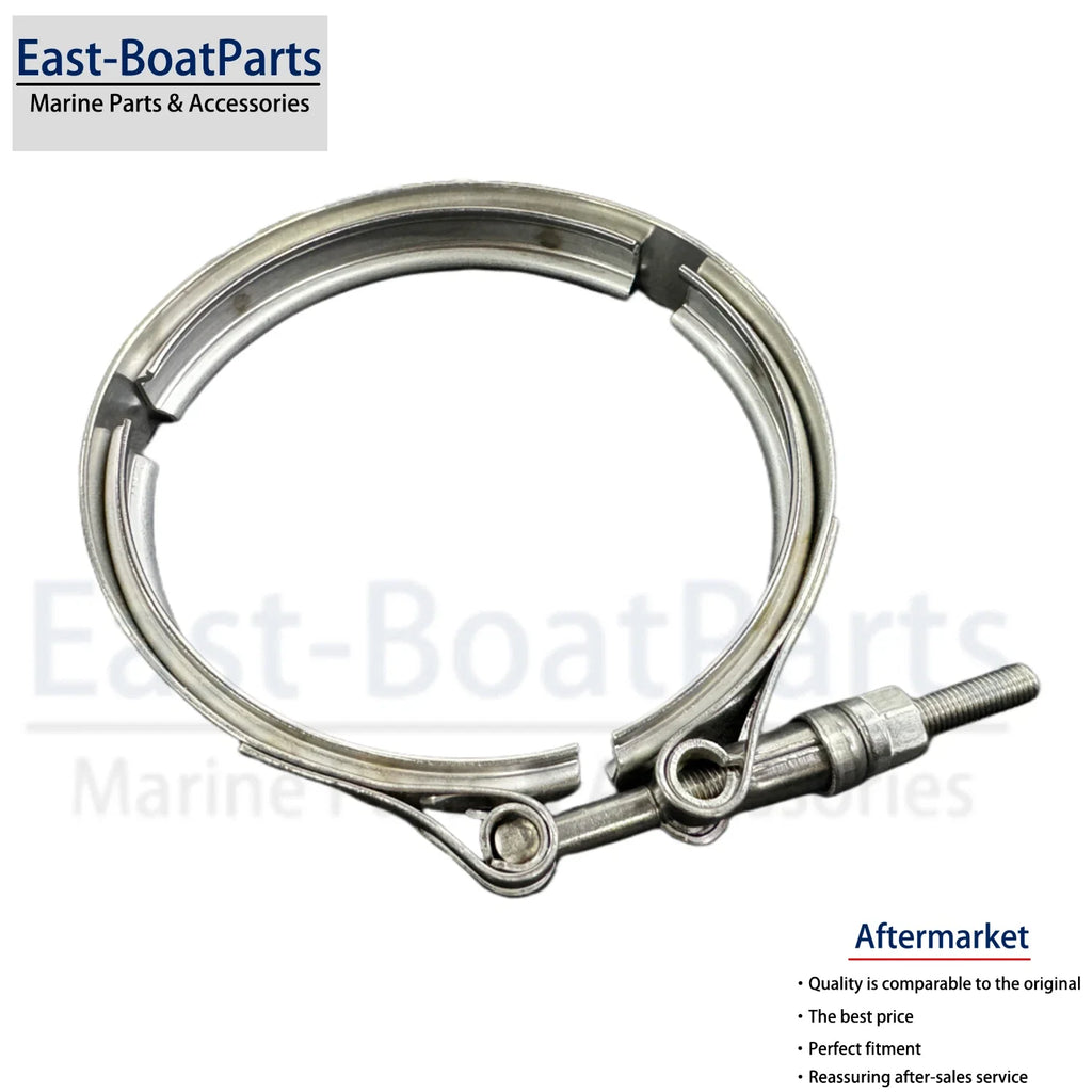 V-Clamp for Volvo Penta D6-280 D6-300 D6-310 D6-330 D6-350 D6-370 D6-435 (2004–2023)