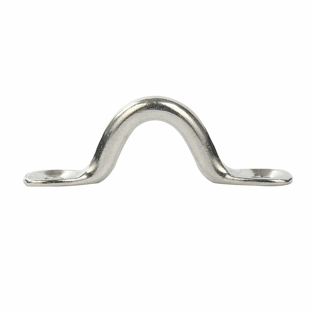 6 Pack Stainless Bimini Boat Top Pad Eye Tie Down Straps for Kayak (N/A)