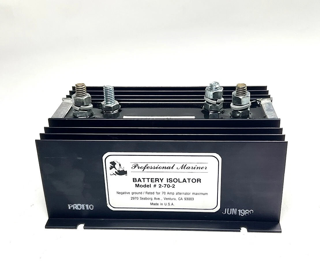 Professional Mariner 2-70-2, Battery Isolator, OEM