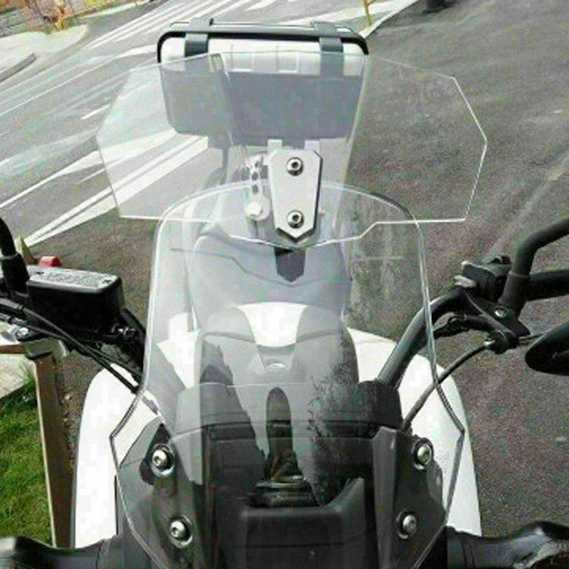 Universal Adjustable Windshield Extension Deflector for Honda Yamaha (T9)