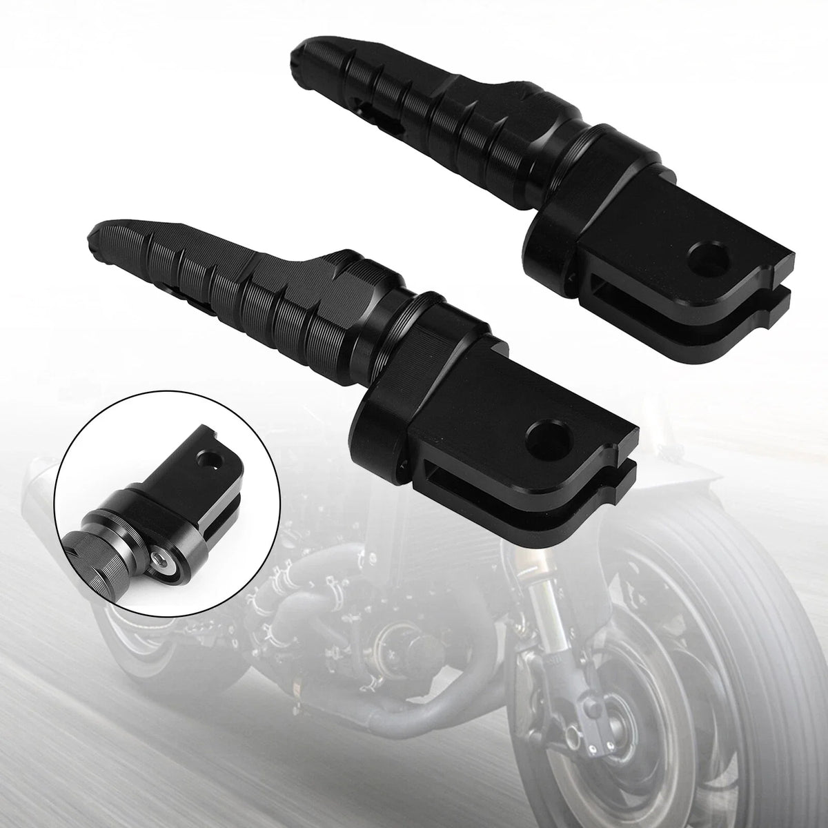 Front Footrests Foot Pegs for Benelli Leoncino 500 (2018–2022) 502C 752S