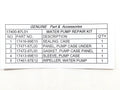 Water Pump Kit for Suzuki DF70-DF80-DF90 (17400-87L00)