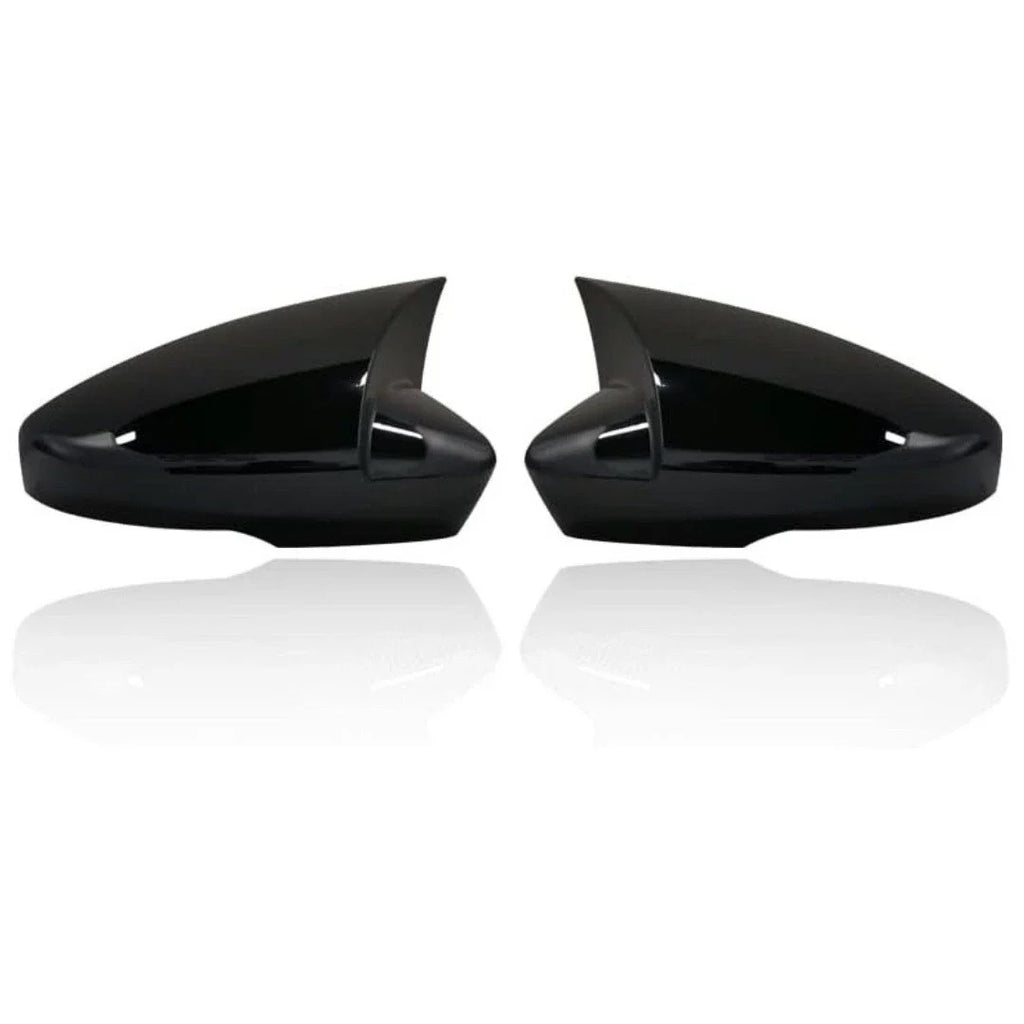 Gloss Black Side Mirror Cap Covers for Skoda Octavia Mk3 (2014–2019)