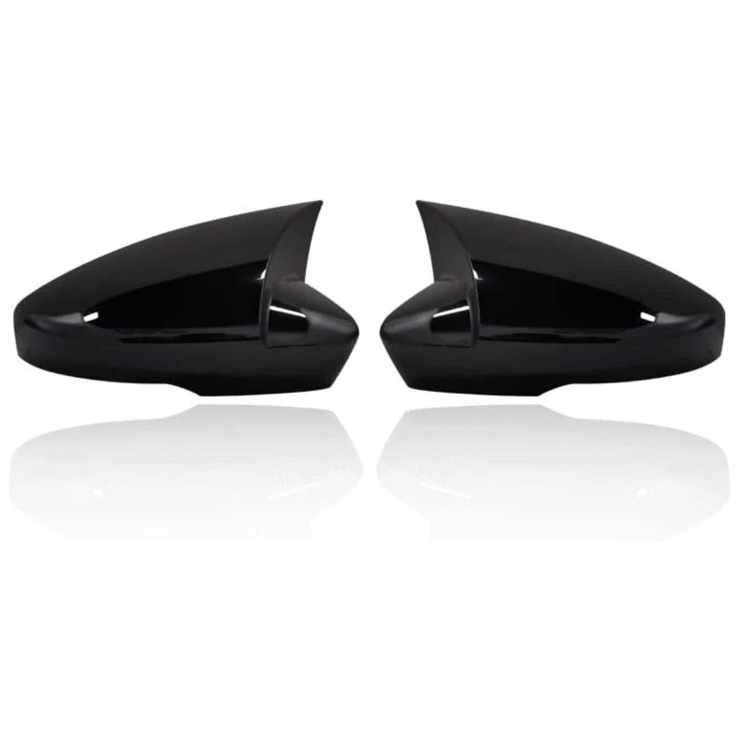 Gloss Black Side Mirror Cap Covers for Skoda Octavia Mk3 (2014–2019)
