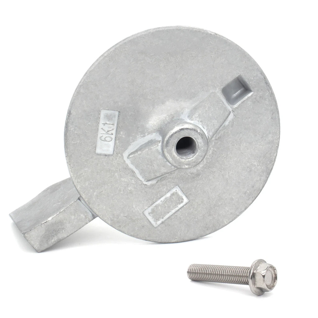 Trim Tab Anode with Bolt for Yamaha 150 200 HP Outboard (6K1-45371-01)