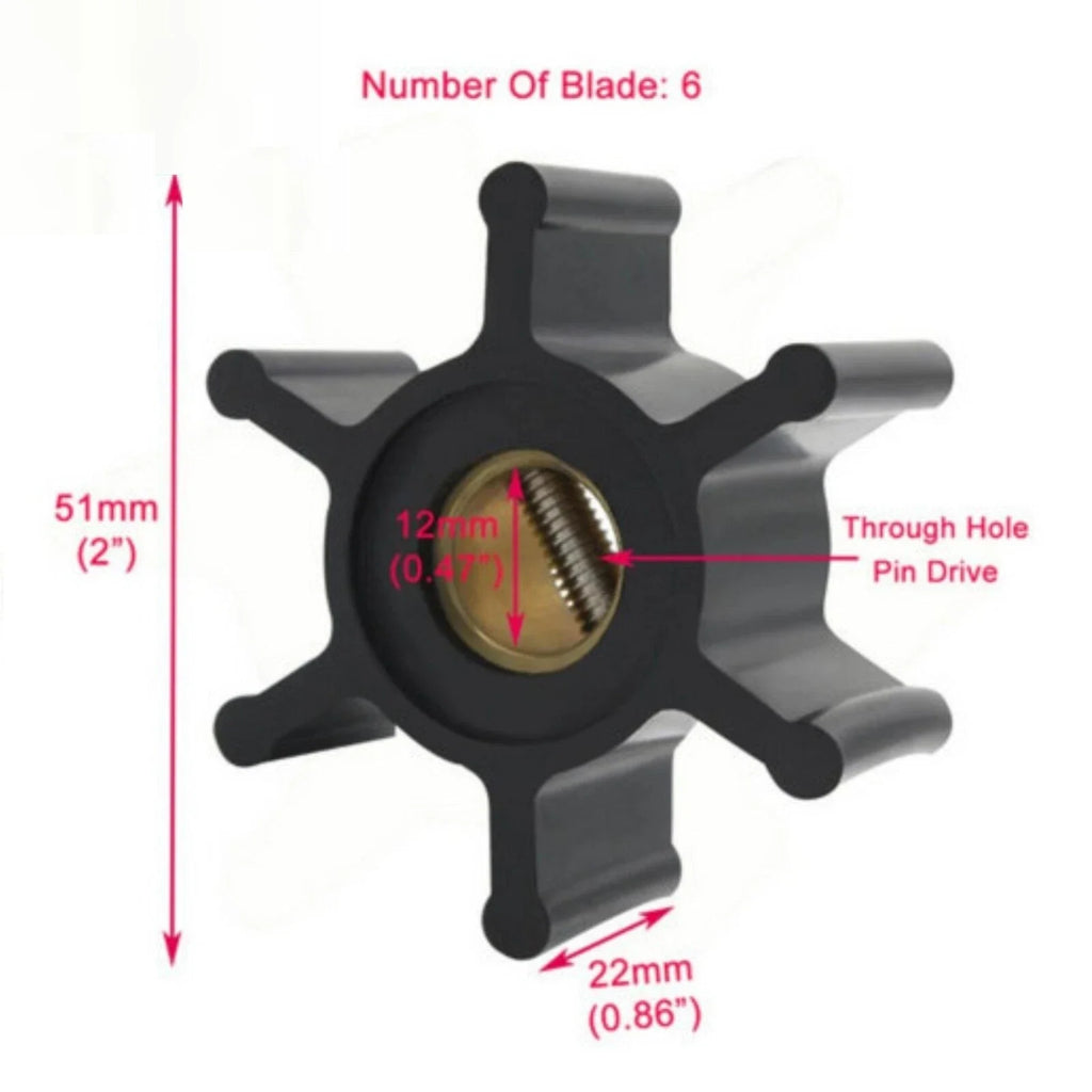 Impeller Repair Kit for Johnson 09-810B-1 Jabsco Mallory Yanmar F4B (N/A)