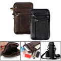 Leather Waist Bag Sling Backpack Crossbody Chest Bag