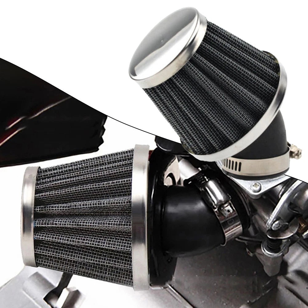 Exquisite Air Filter for Most Motorcycle Air Filter Metal & Rubber Replace 45mm