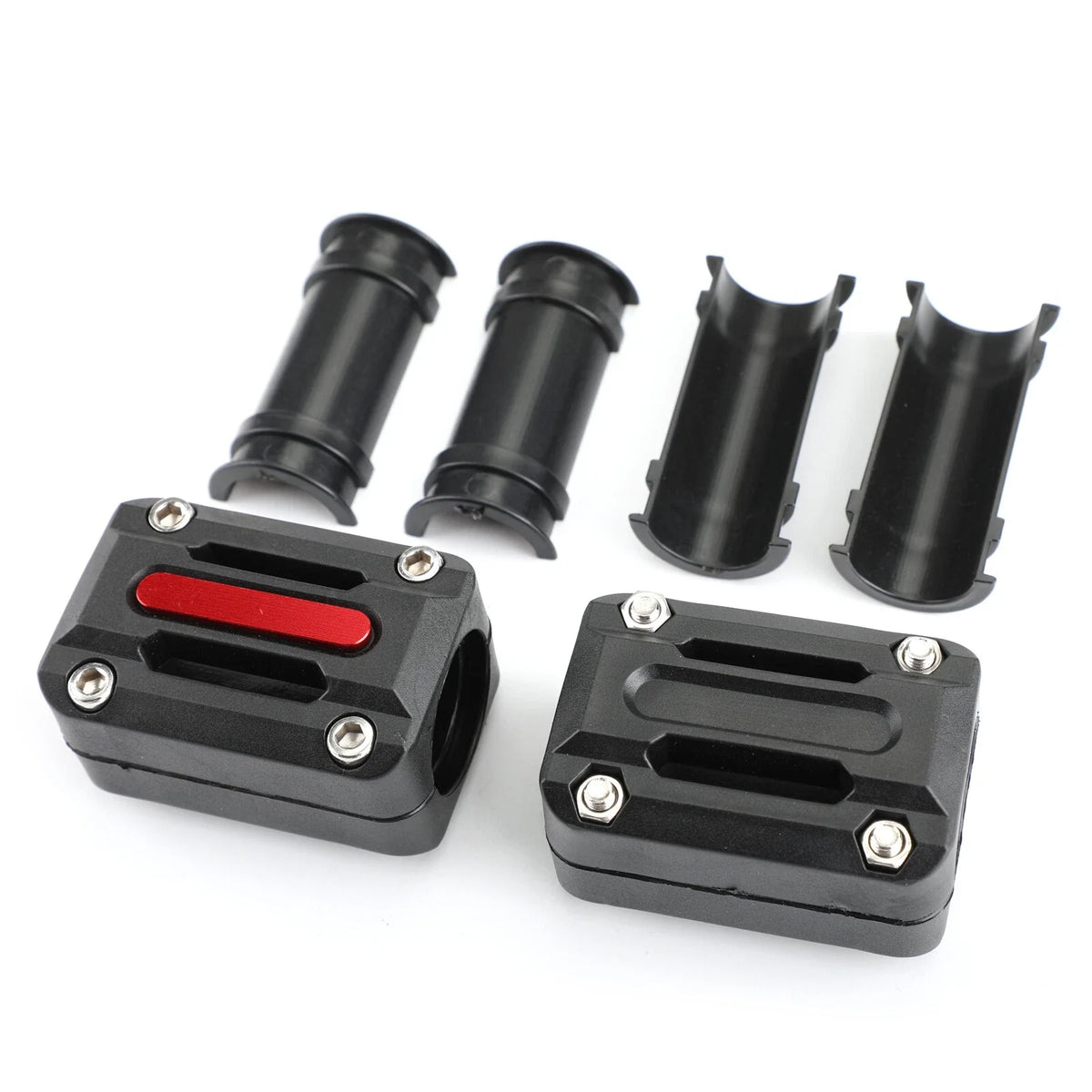 2X Motorcycle Frame Protectors for (22/25/28mm)