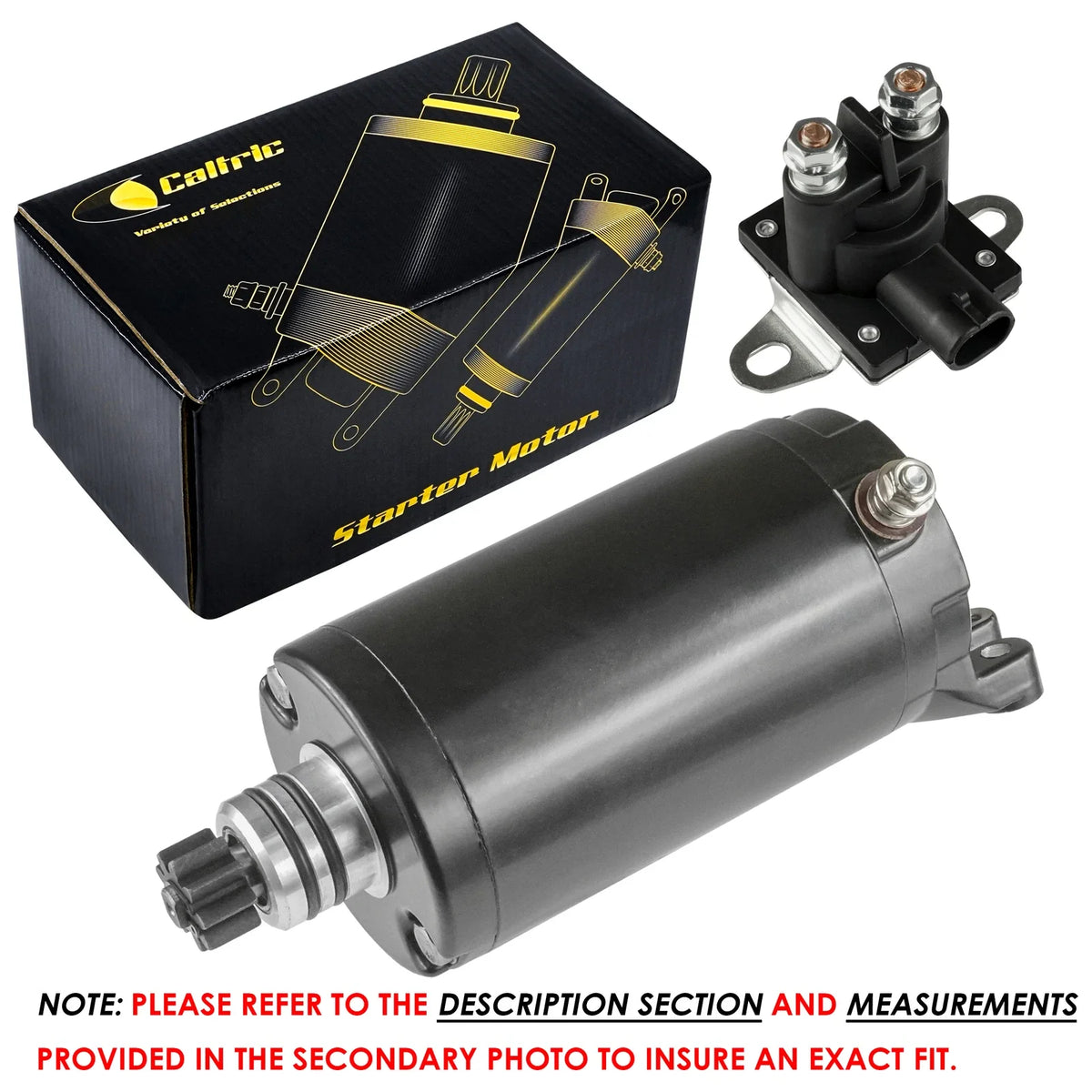 Starter & Relay Solenoid for Seadoo RXP 1500 X 255 (2004–2011)