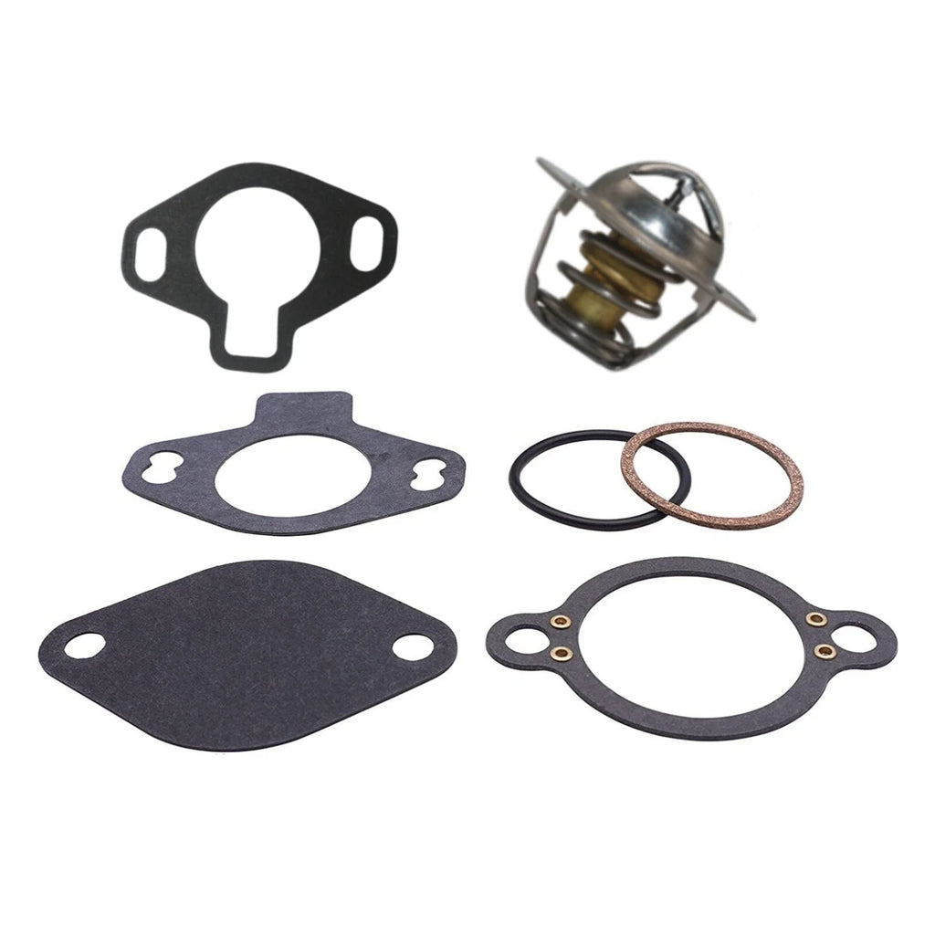 Thermostat Kit 140° with Cover Gaskets for GM V6 V8 Engines (18-3668, 807252Q4)