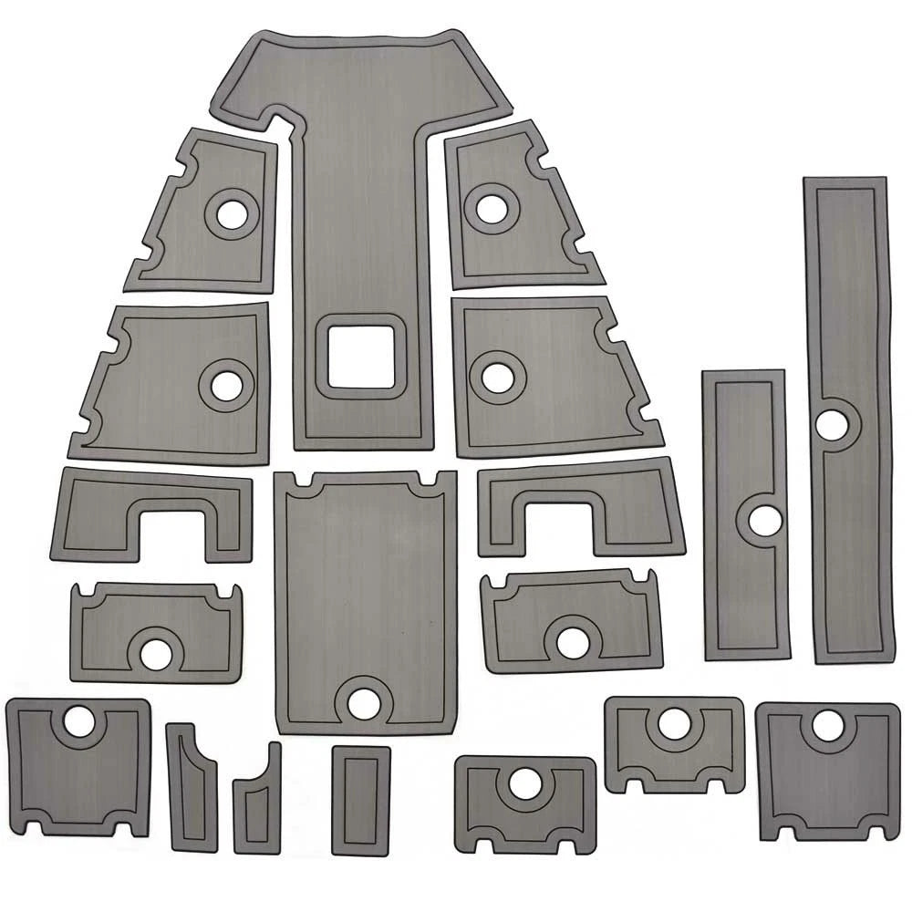 Larson Boat Non-Skid Bow & Stern Mats 8138062 - FX 1750 TL (set of 19)
