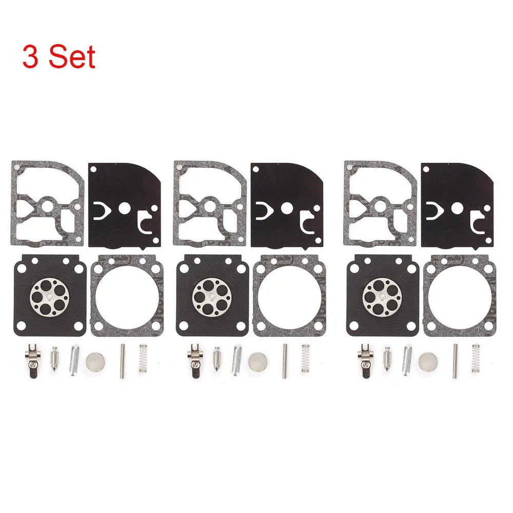 3X Carburetor Gasket Kit RB-129 for Zama C1M-W26A C1M-W26B C1M-W26C