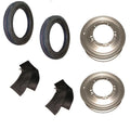 Front Rim & Tire Set Fits Ford 9N 2N Tractor with 4" X 19" Tires