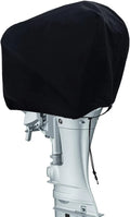 Boat Motor Cover for Outboard Engine (30-60 HP) - Waterproof Black
