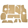 Sailfish Boat Snap in Mats 48-6145 - 2200 CC Tan 9 Piece