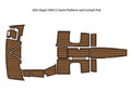 EVA Foam Teak Deck Floor Mat for Regal 1900 LE (2001)