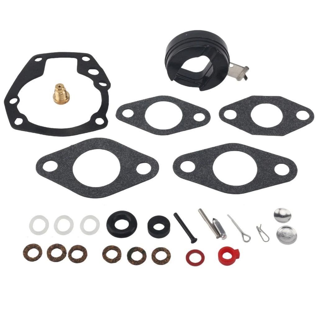 Carburetor Kit w/ Float for Johnson Evinrude 5-18 HP Engine