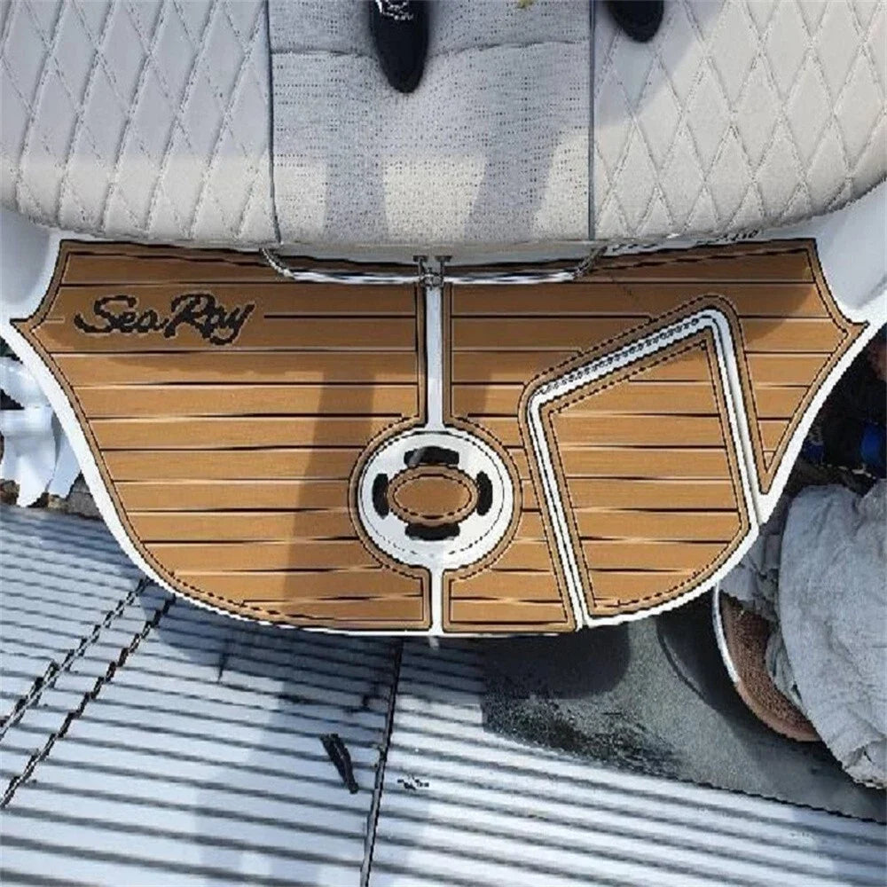 Swim Platform Pad for Sea Ray 350 Sundancer (2010) - EVA Foam Teak Decking