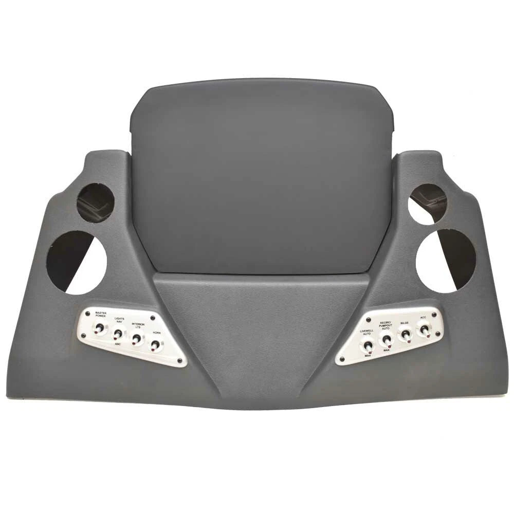 Lund Boat Blank Steering Console 2281661 - Dash Gray with Switches