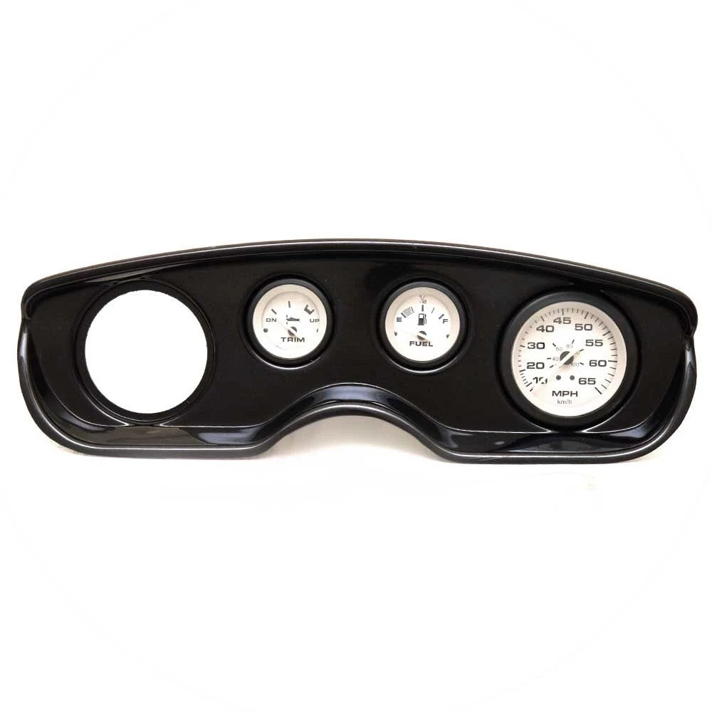 Lund Boat Gauge Panel 2244131 - Teleflex Honda 18 1/2 Inch Black