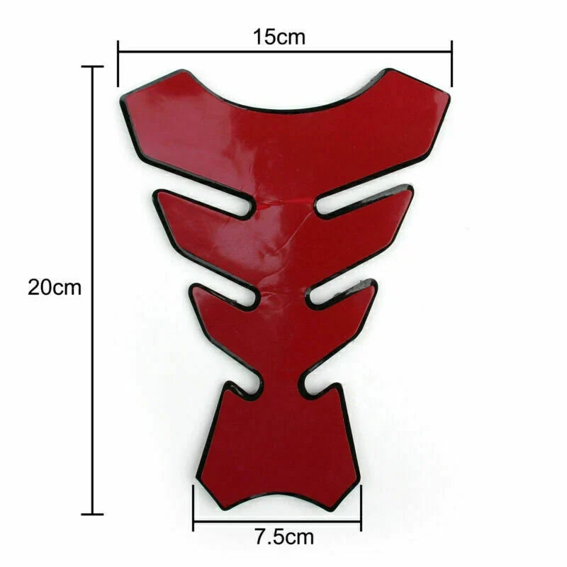 3D Rubber Side Tank Pad Protector for Honda CBR 600/1000 RR/CB1000 (T9)