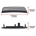 2X Clear Amber LED Front Side Marker Lights for Jeep Grand Cherokee (2021–2025)