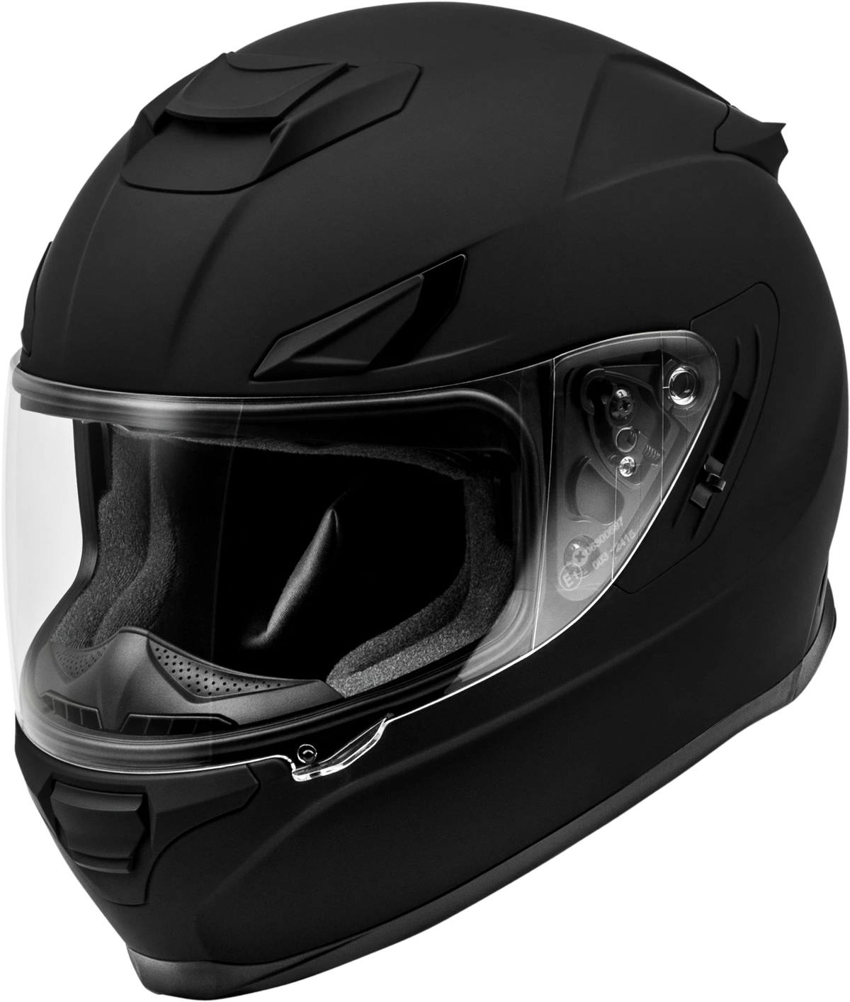 Fly Racing Sentinel Solid Helmet Matte Black Medium for Street & Motocross