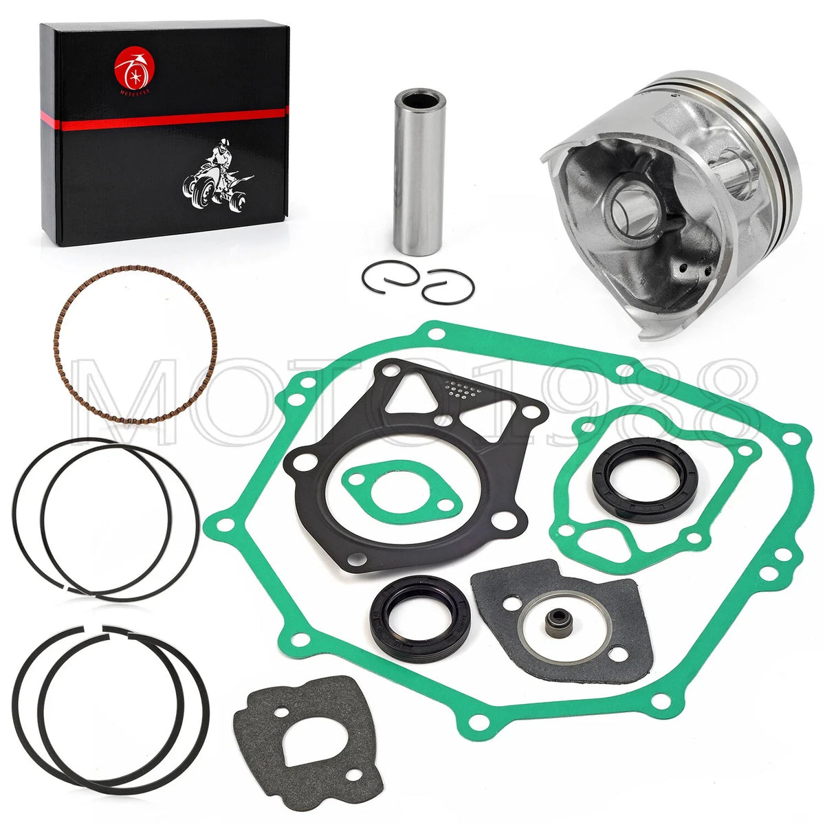 Piston Kit Ring Gasket .50mm Oversized for Yamaha Golf Cart G2 G5 G8 G9 G11