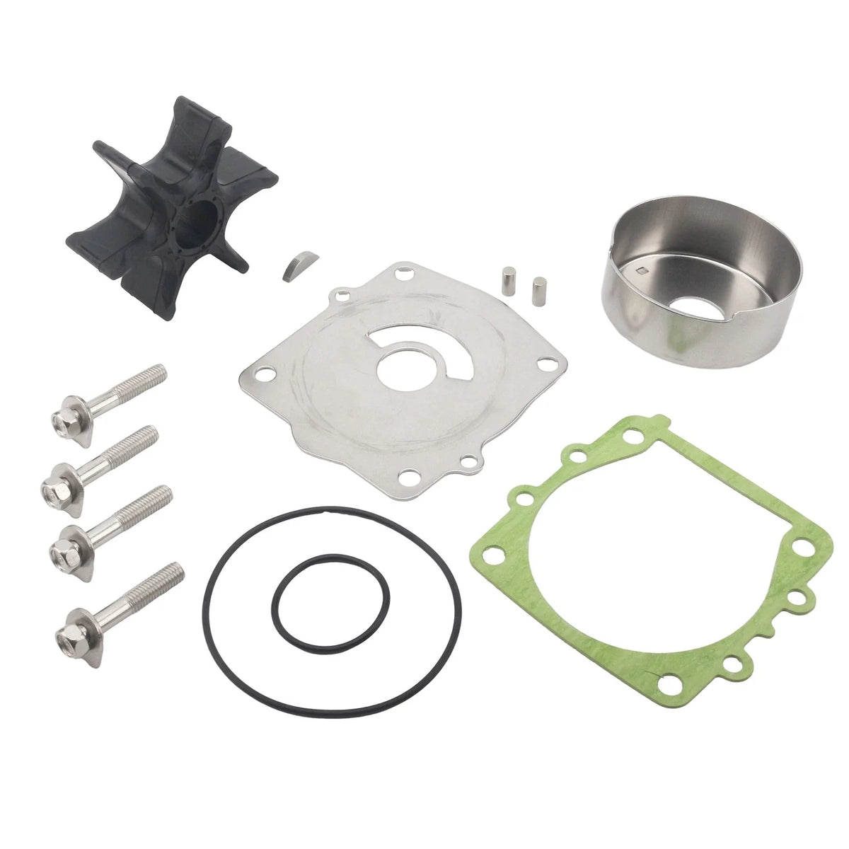 Water Pump Impeller Repair Kit for Yamaha Outboard (6G5-W0078-00, 6G5-W0078-1A)