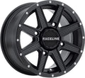 RACELINE Hostage Wheel 14x7 4/110 2+5 Black Fits Honda TRX500 Foreman 4X4