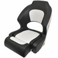 Profile Boat Captains Helm Seat - with Bolster Black White
