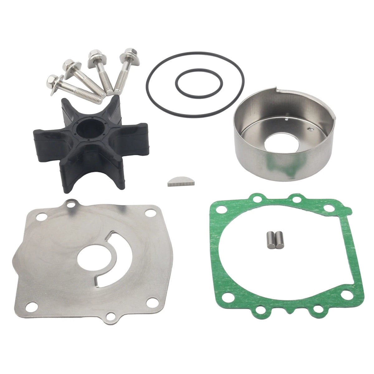Water Pump Impeller Repair Kit Fit Yamaha Outboard 61A-W0078-01 61A-W0078-A2