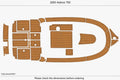 EVA Foam Teak Deck Flooring Mat for Astinor 700 (2000)