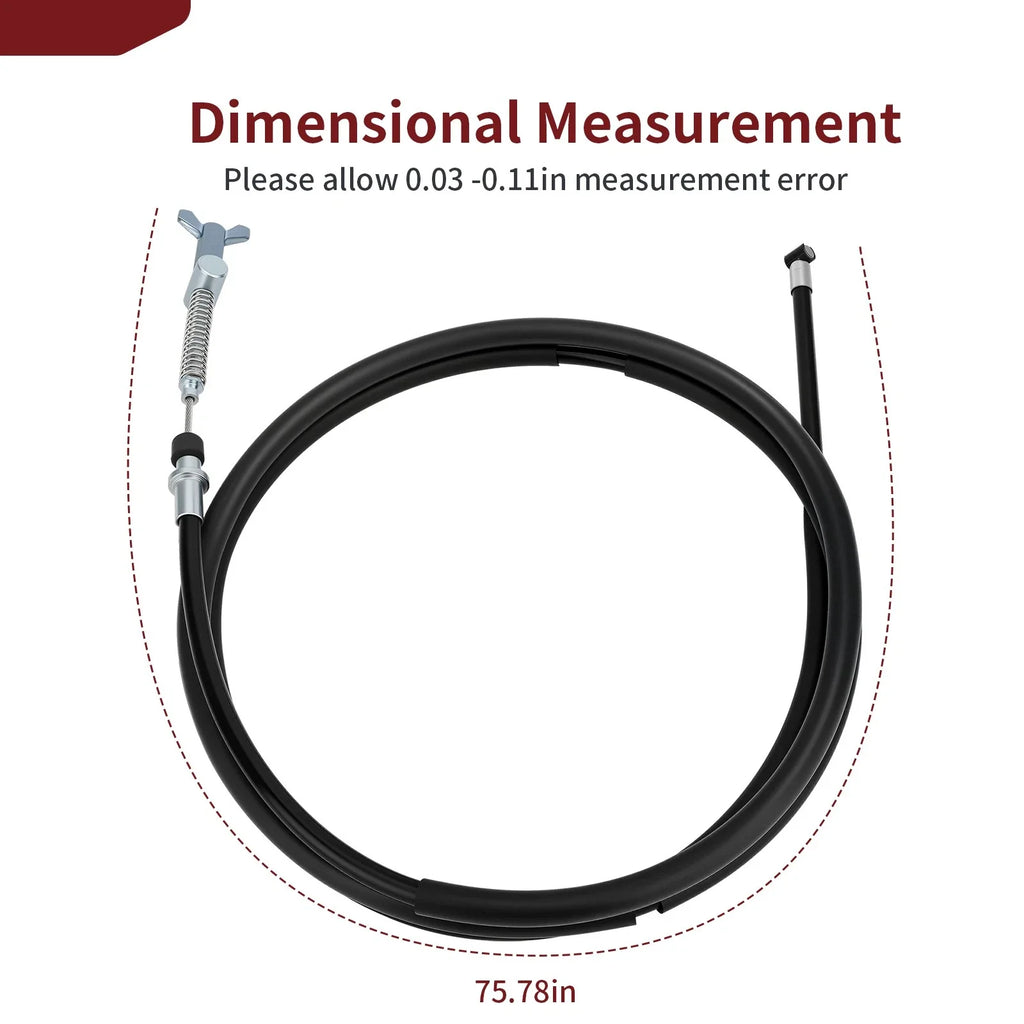 Rear Hand Park Brake Cable for Yamaha Grizzly 450 YFM450FG (2008–2010) 45-4059