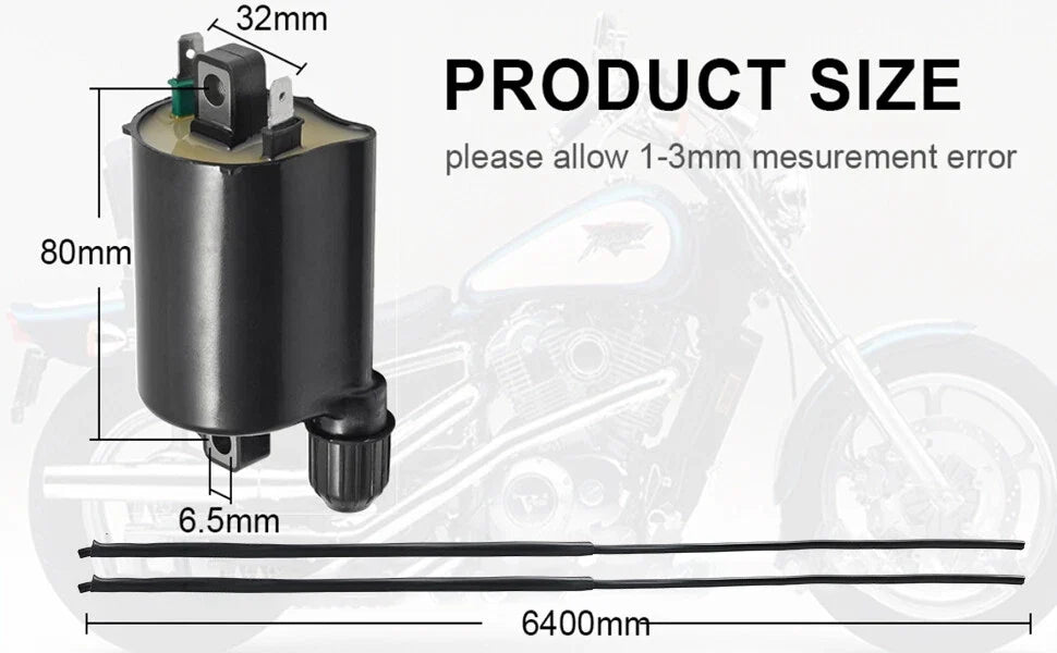 2 Sets of Ignition Coil for Honda VT750C Shadow / VT750CD2 Shadow Ace (1998–2001)